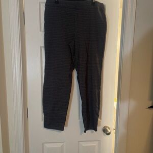 Men's Black Patterned Pants